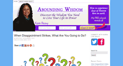 Desktop Screenshot of aboundingwisdom.com